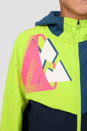 Boys MTX Run Jacket - Midnight Blue/Naval/Hazard