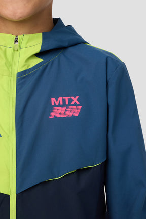 Boys MTX Run Jacket - Midnight Blue/Naval/Hazard