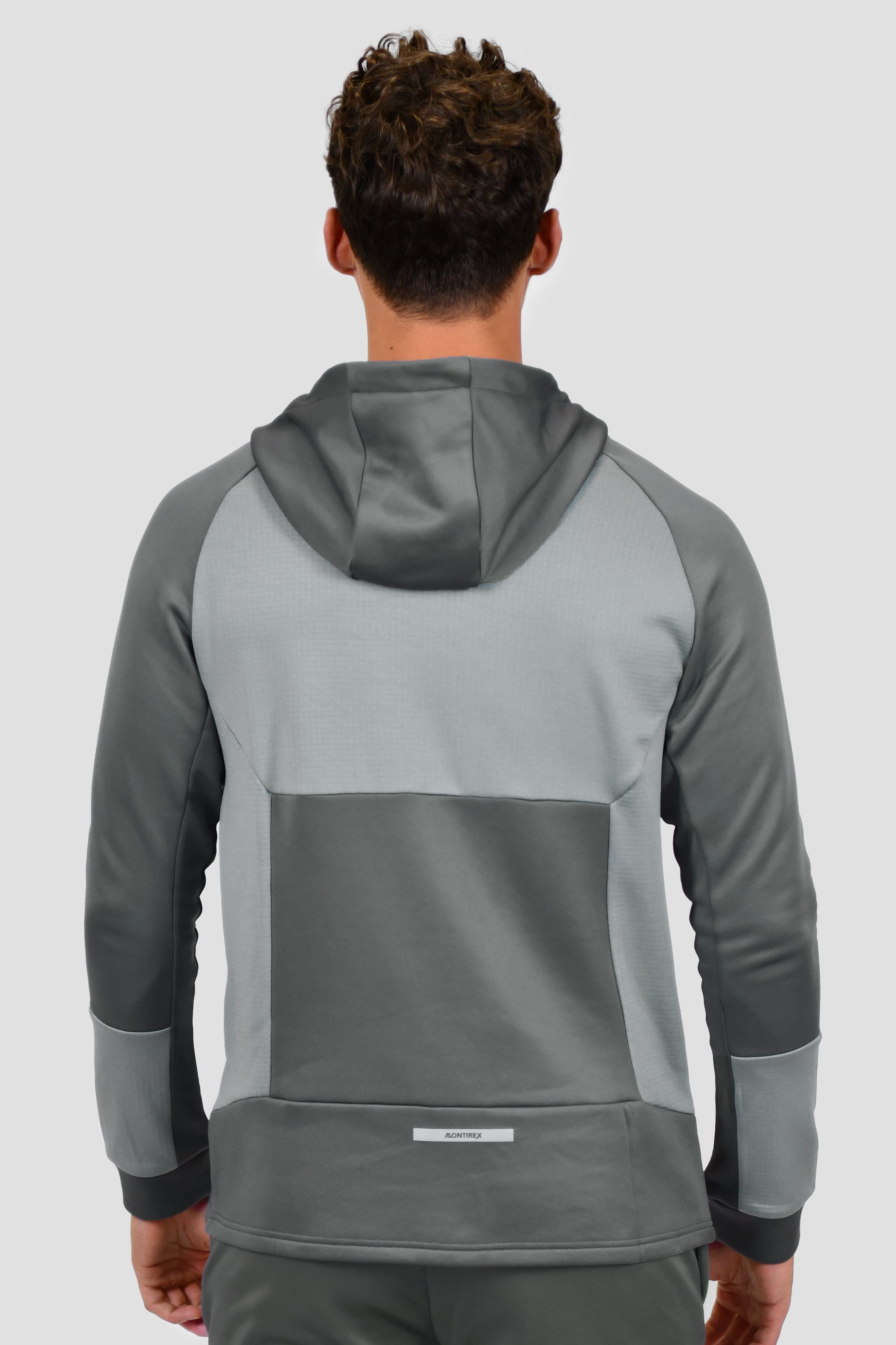 Men's Flex Gridded Hood - Cement Grey/Platinum Grey