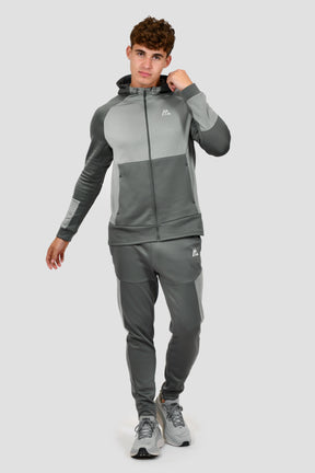 Men's Flex Gridded Hood - Cement Grey/Platinum Grey