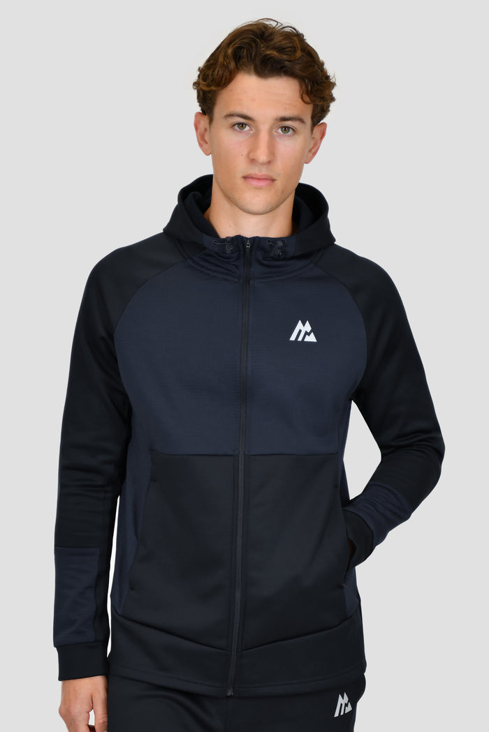 Men's Flex Gridded Hood - Space Blue/Midnight Blue