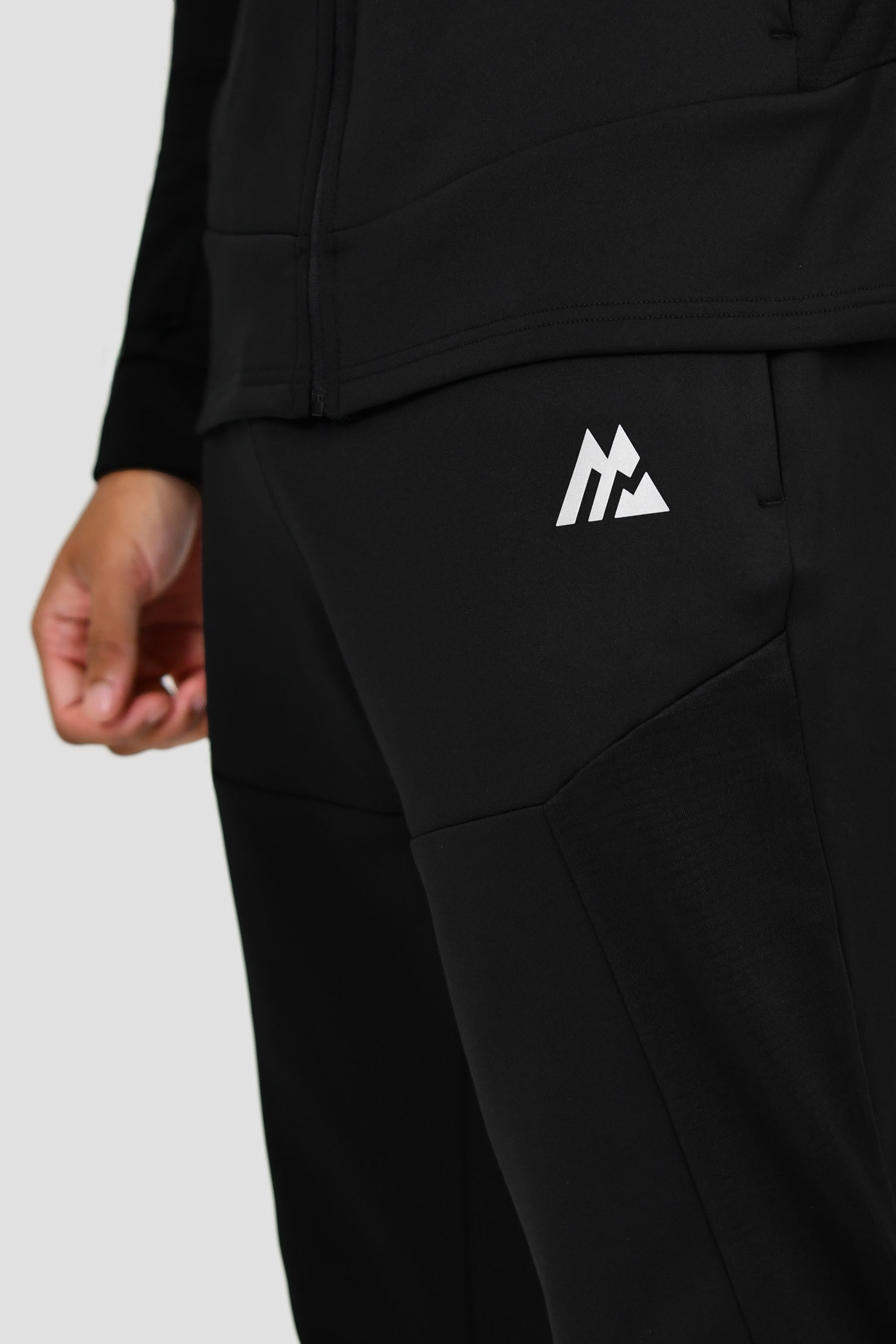 Flex Gridded Jogger - Black