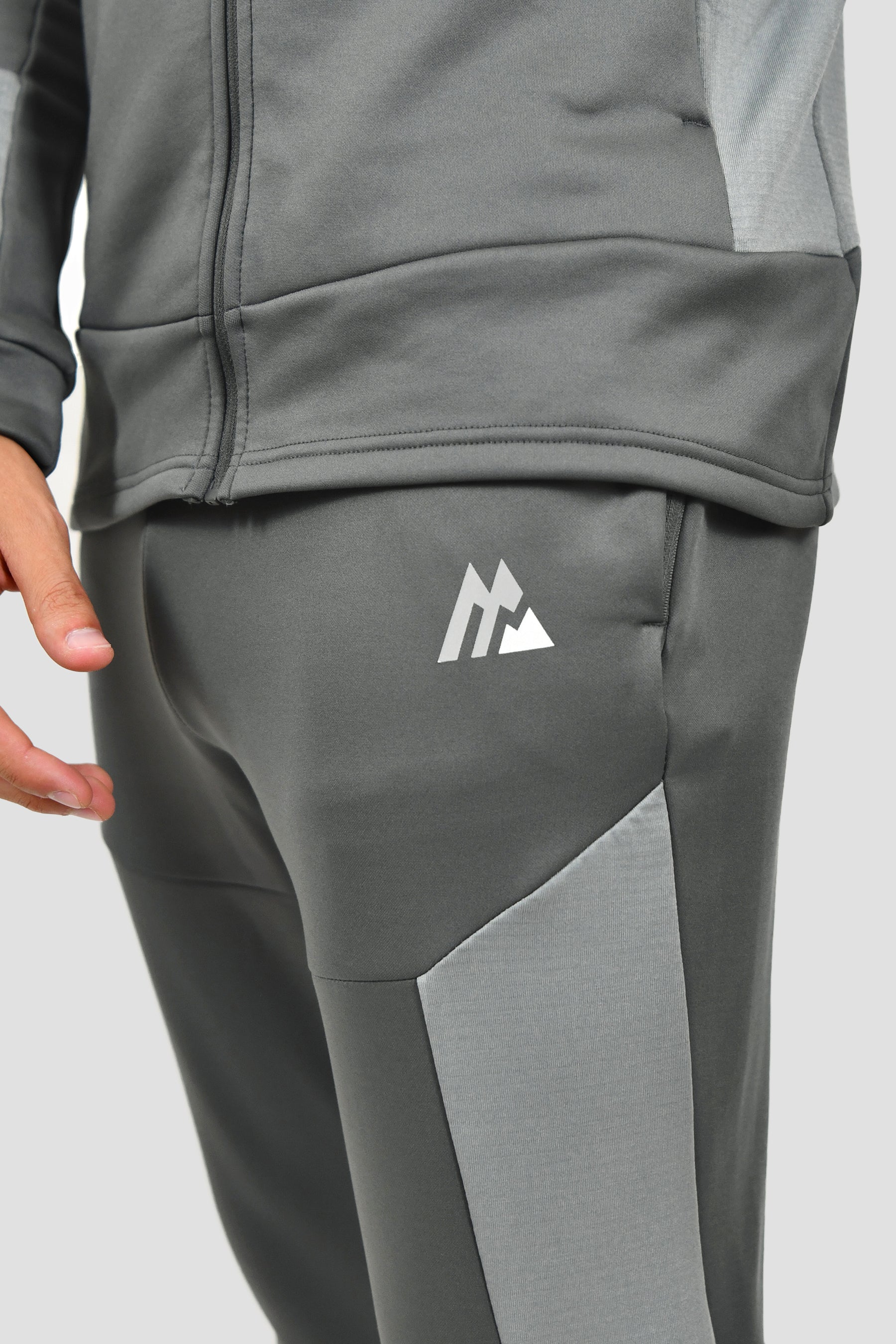 Men's Flex Gridded Jogger - Cement Grey/Platinum Grey