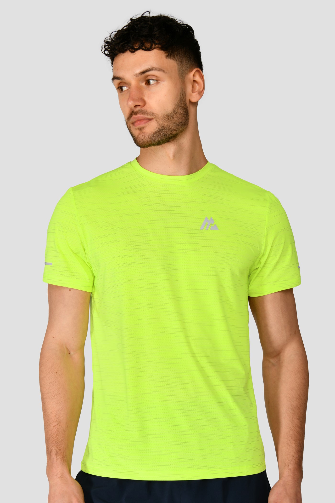 Men's Fly 2.0 T-Shirt - OG Neon/Platinum Grey/White