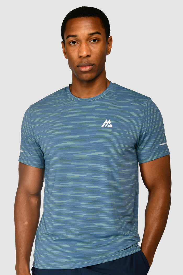 Men's Fly 2.0 T-Shirt - Steel Blue/OG Neon/Moonstone