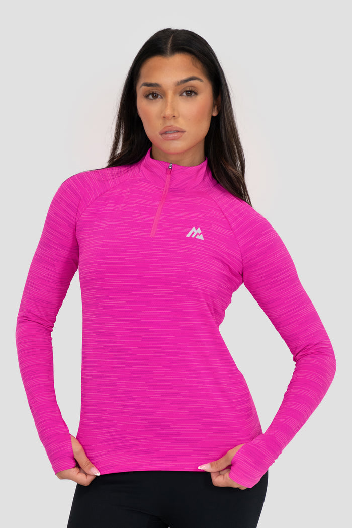 Fly 1/4 Zip - Magenta/Agency/Pink Sugar