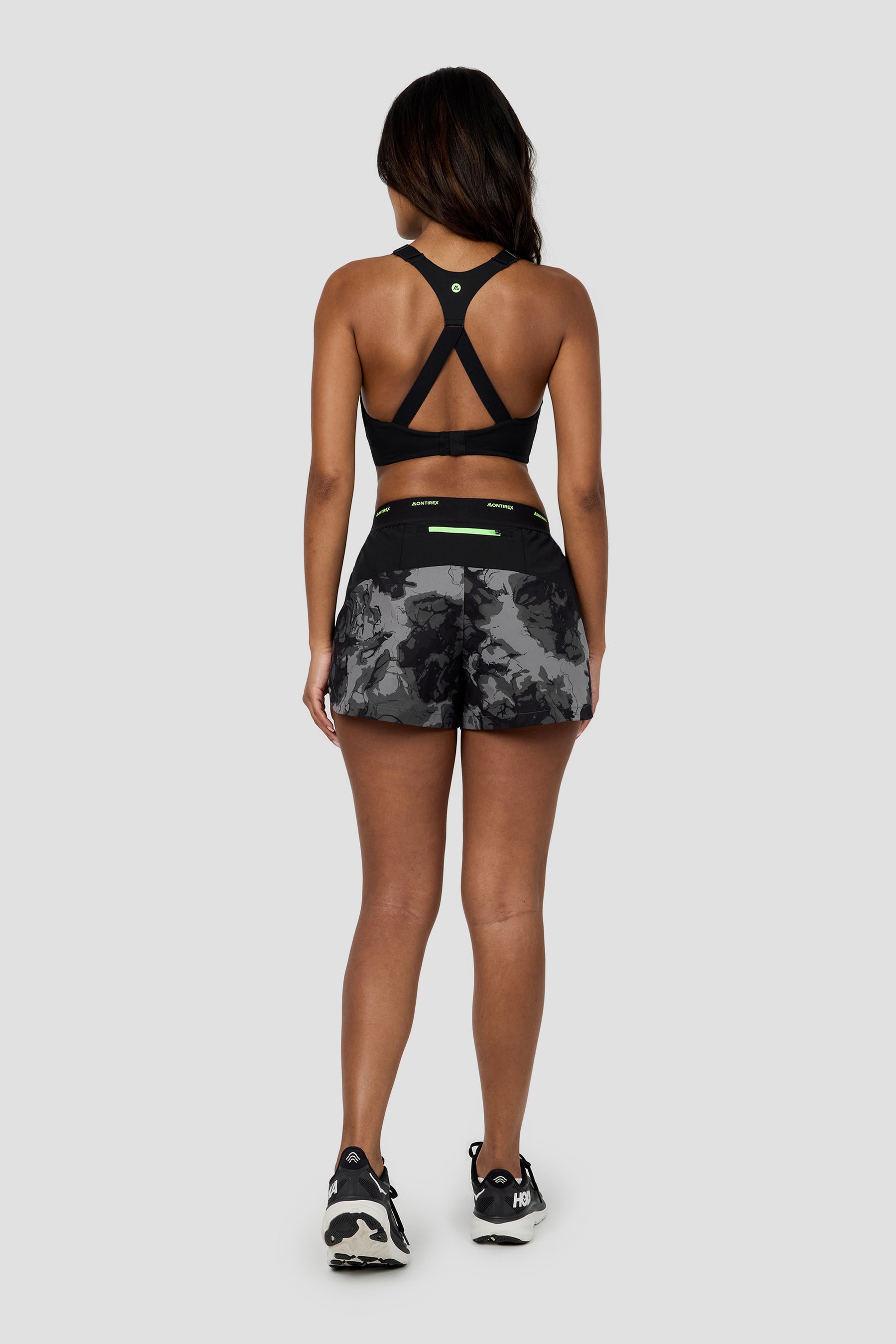 Fusion Print Short - Black/Winter Sky