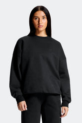 Form Oversized Sweatshirt - Black