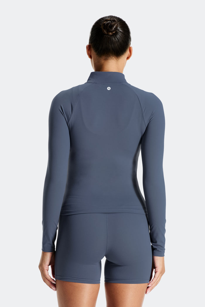 Form Full Zip - Greded Indigo = Form Full Zip - Greded Indigo