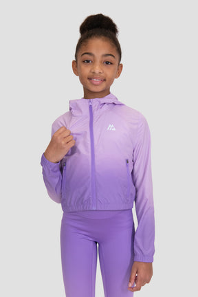 Girls Glow Windbreaker - Parma/Royal Purple