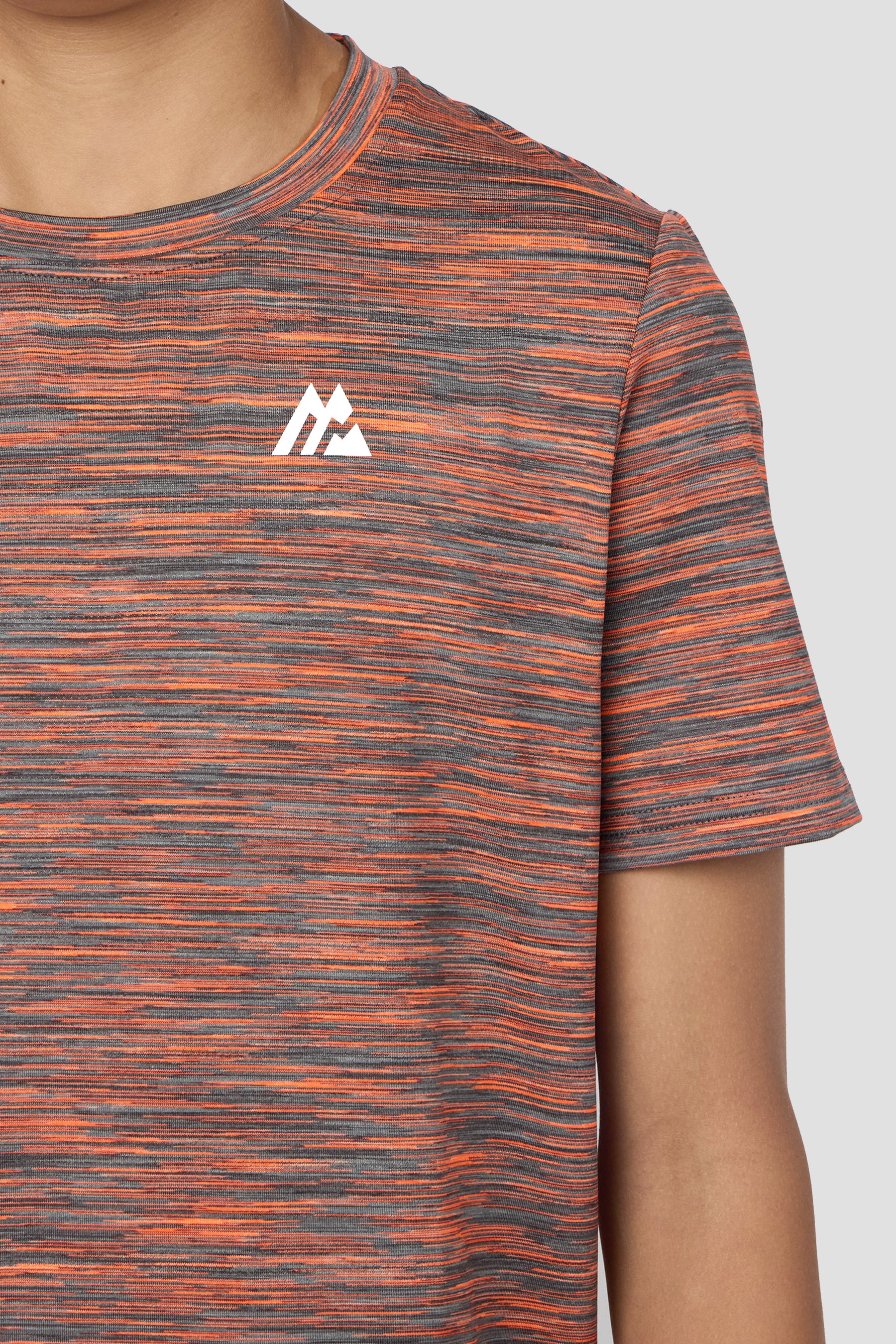 Boys Trail T-Shirt - Grey/Orange