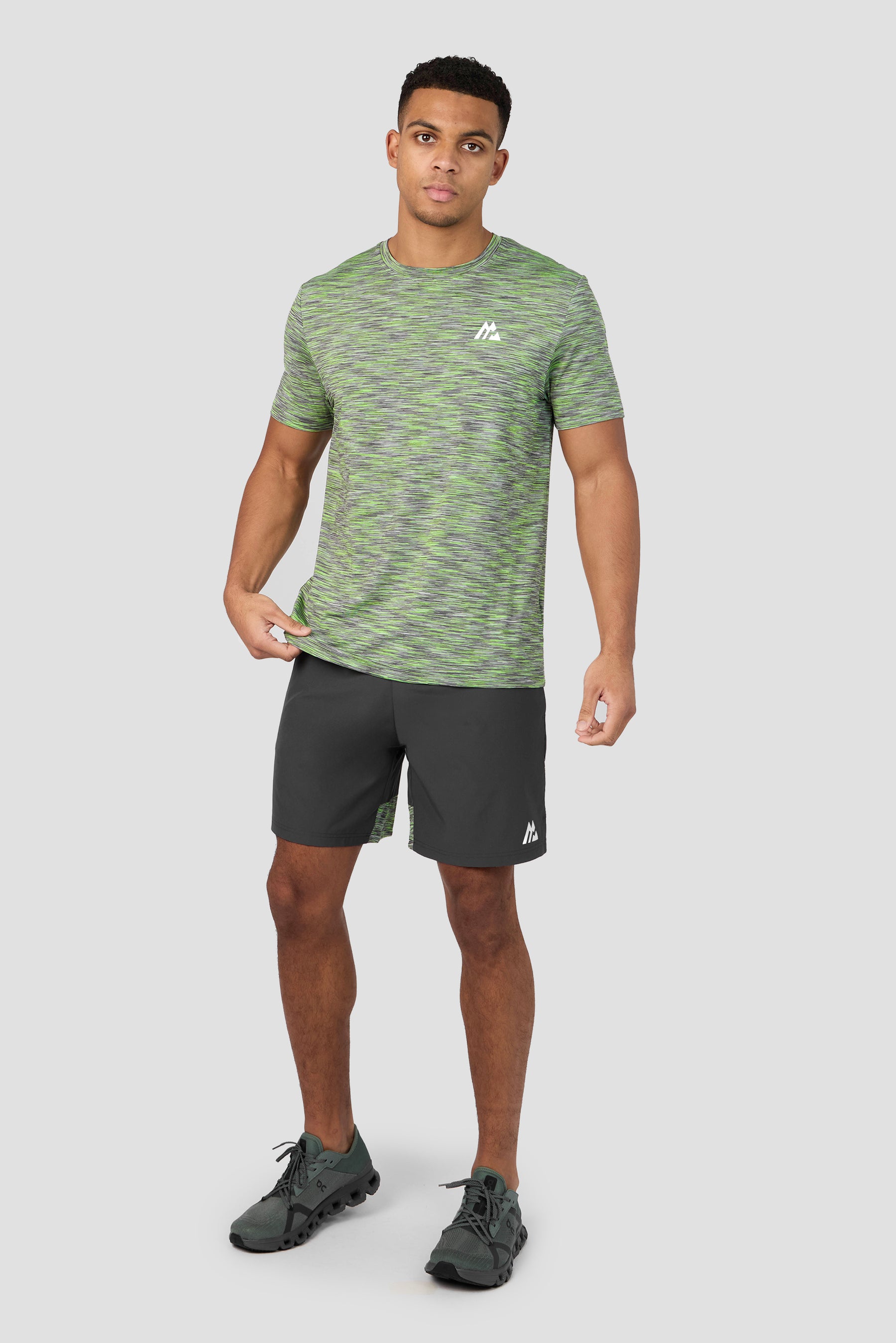 Trail Panel 2.0 Short - Grey/Neon Green