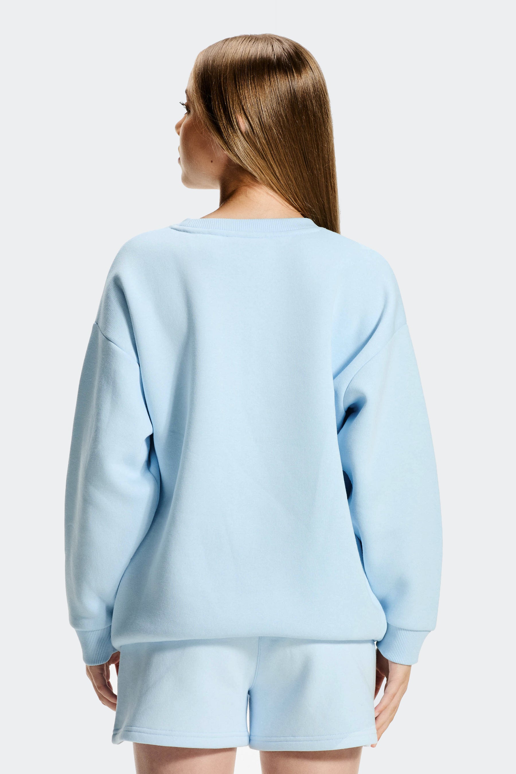 Girls Leap Sweatshirt - Misty Blue