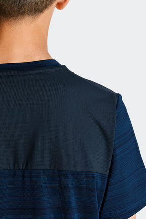 Boys Drift T-Shirt - Midnight Blue/Navy Void