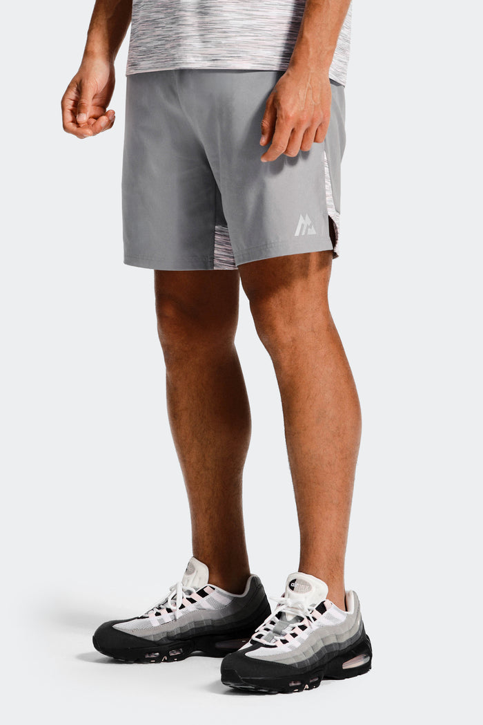 TRAIL PANEL 2.0 SHORT - PLATINUM GREY/LIGHT SMOKE GREY/LIGHT PINK/WHITE