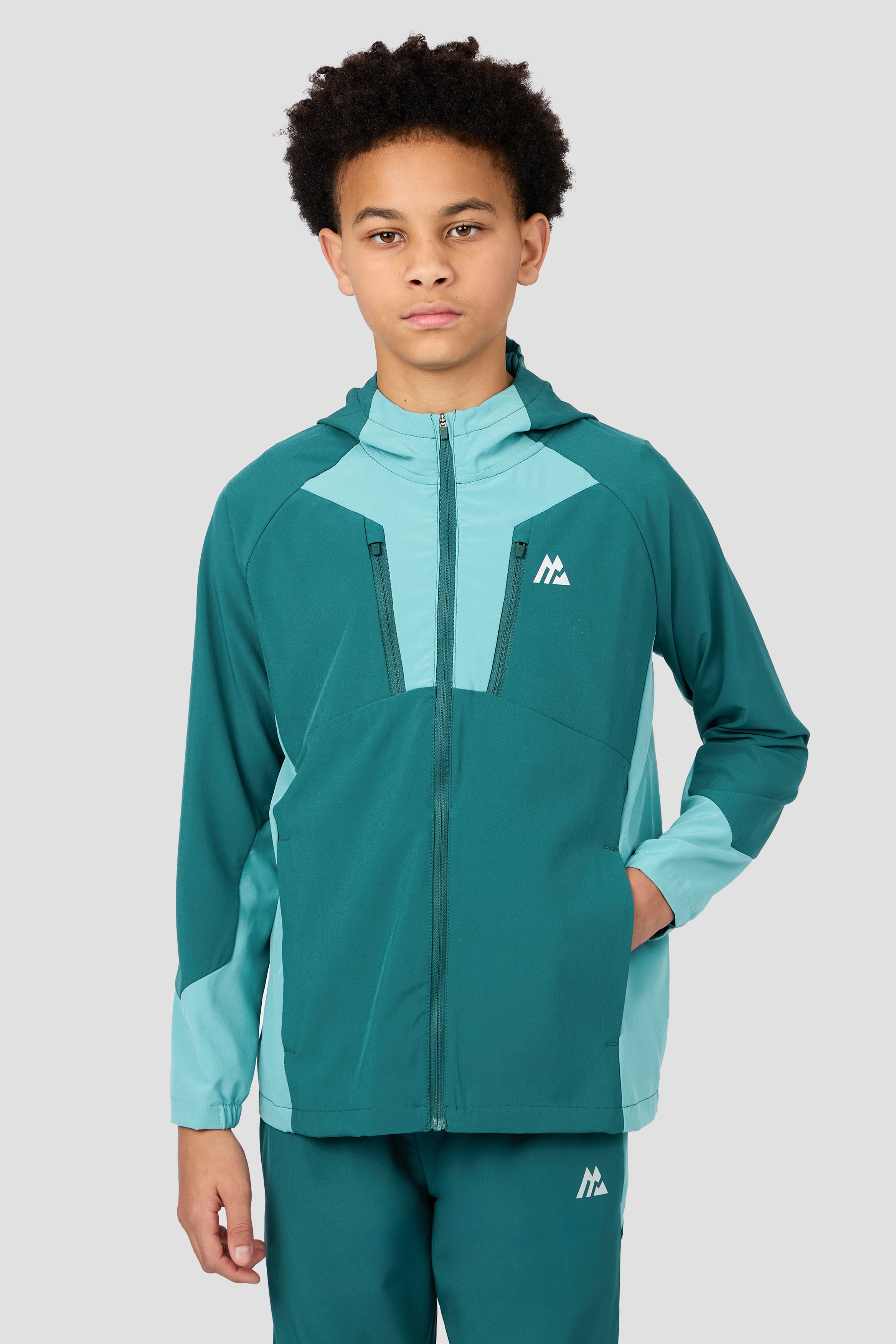 Montirex Boys Alt Jacket - Sportswear Gymwear Ocean Abyss