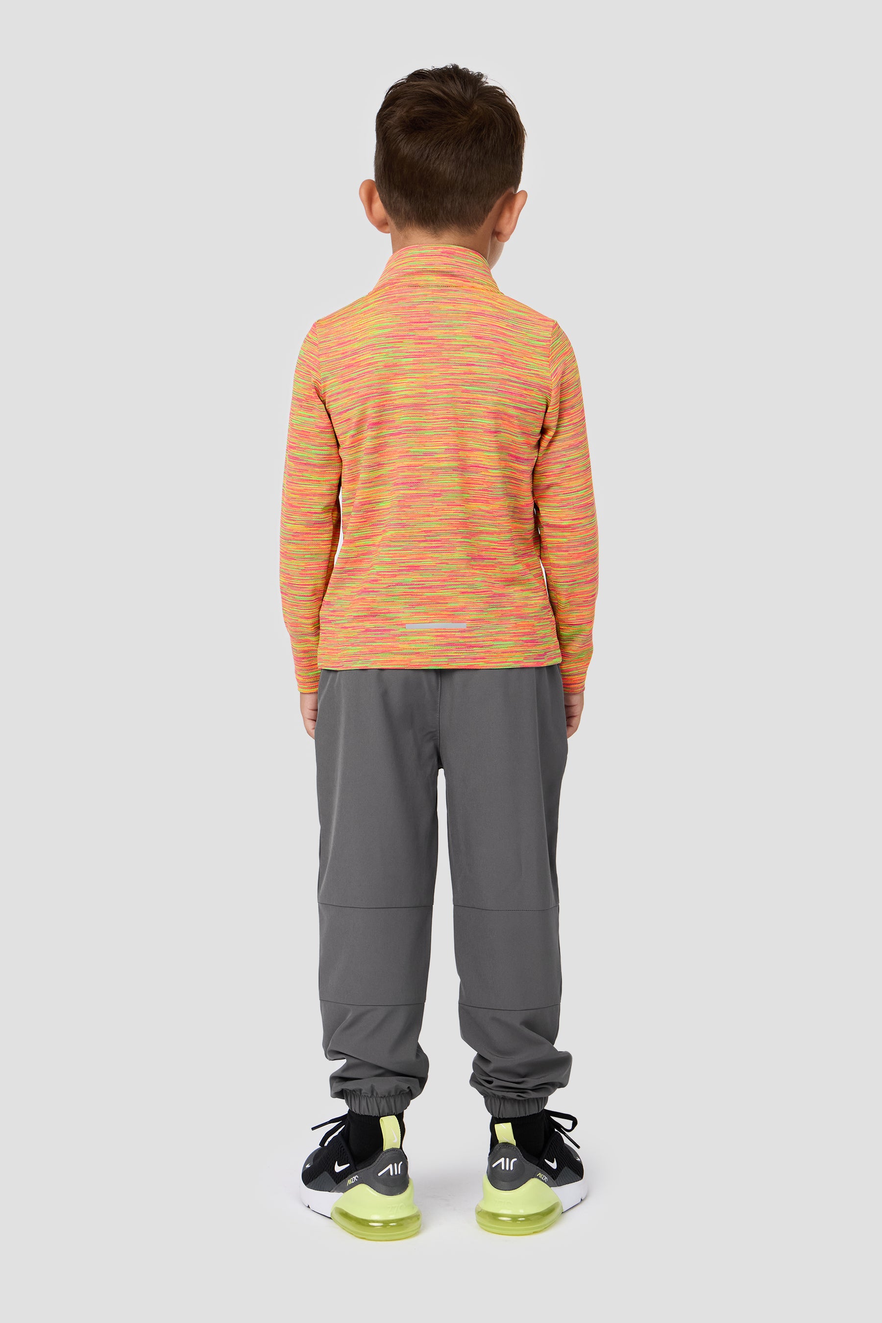 Infant Boy's Trail 1/4 Zip - Red/Green Multi