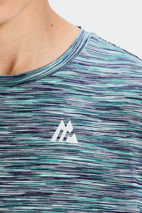 TRAIL 2.0 T-SHIRT - CADET GREY/PALAZZO/SOVEREIGN/MINERAL GREEN/BREEZE