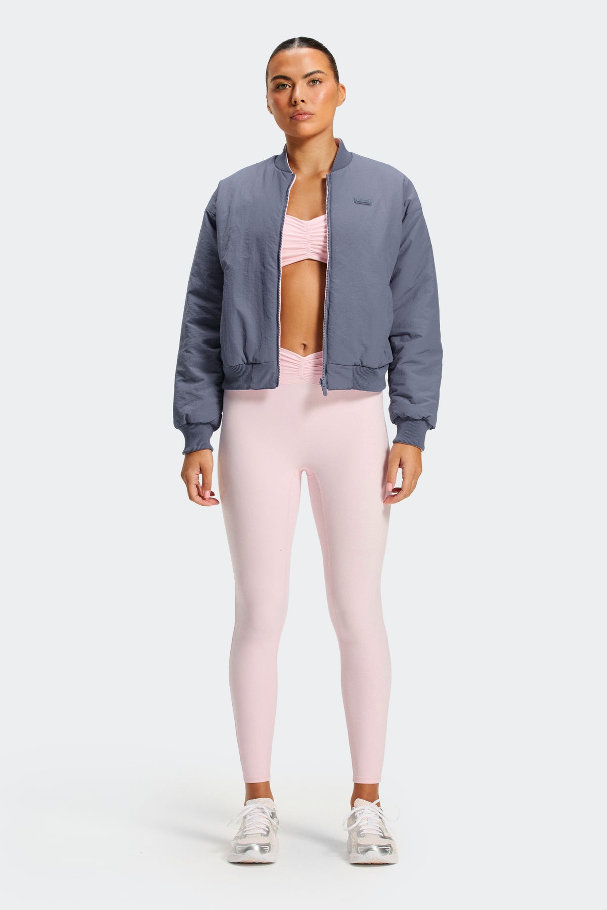 Gemini Reversible Bomber Jacket - Stormy Blue/Fairy Dust