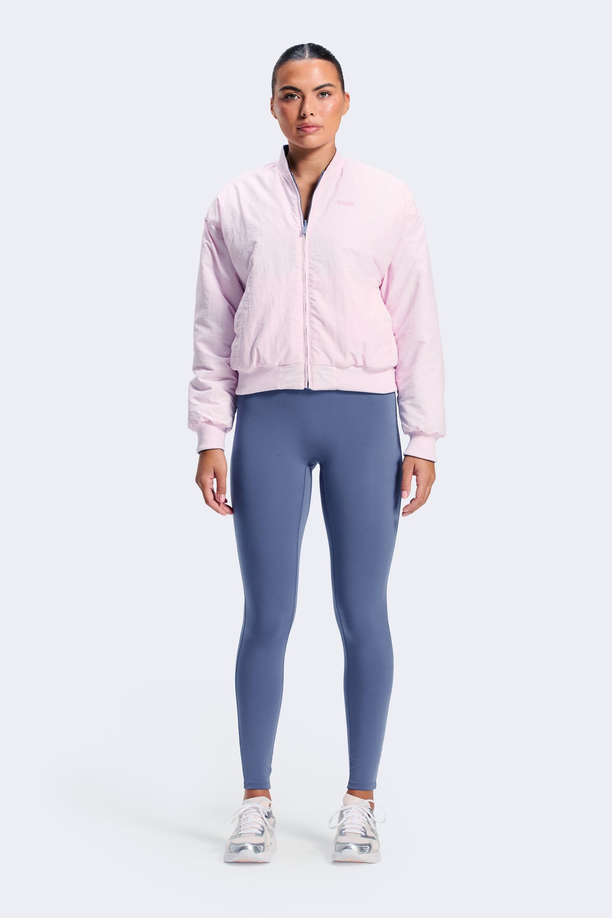 Gemini Reversible Bomber Jacket - Stormy Blue/Fairy Dust