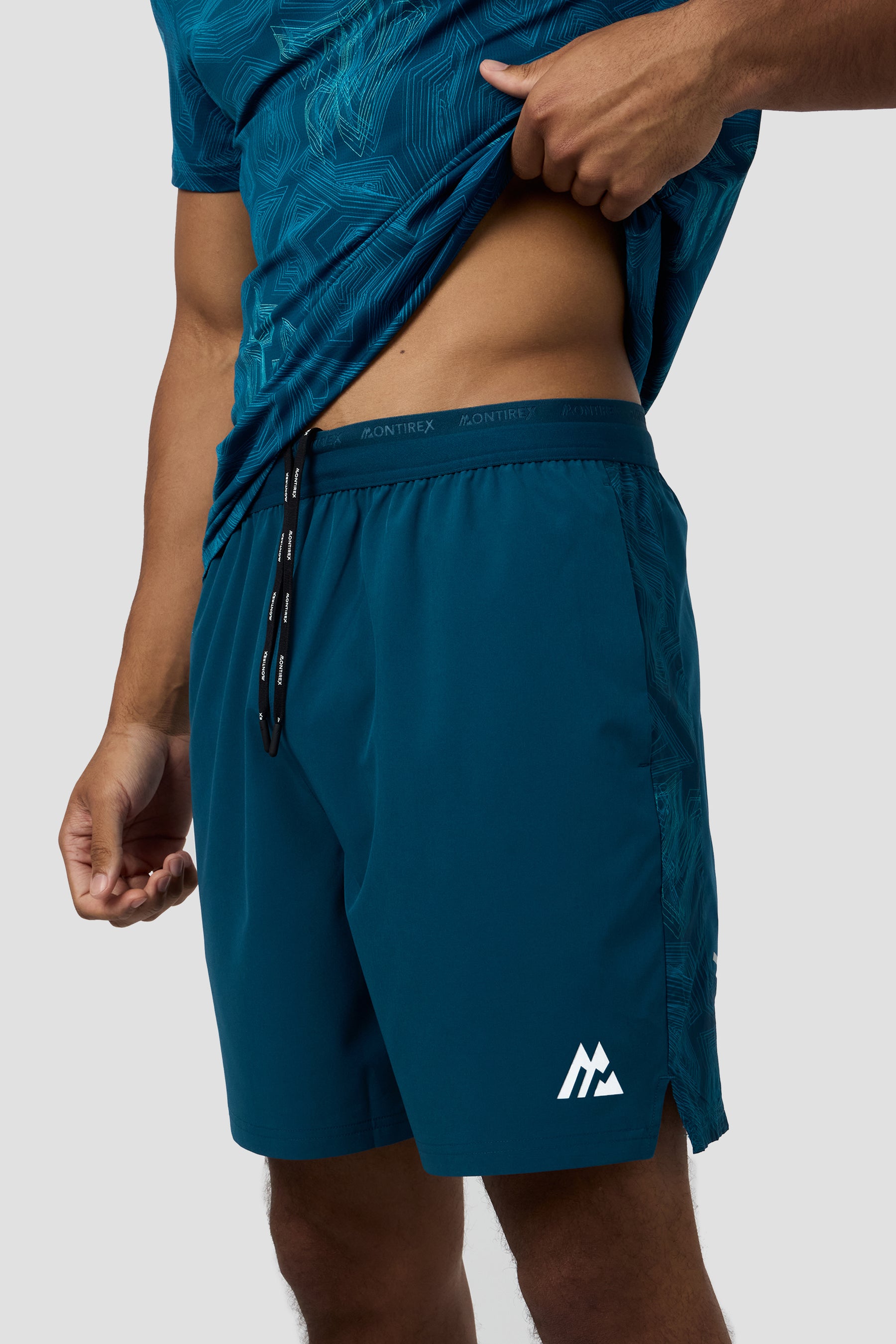 Geo M Print Short - Abyssal