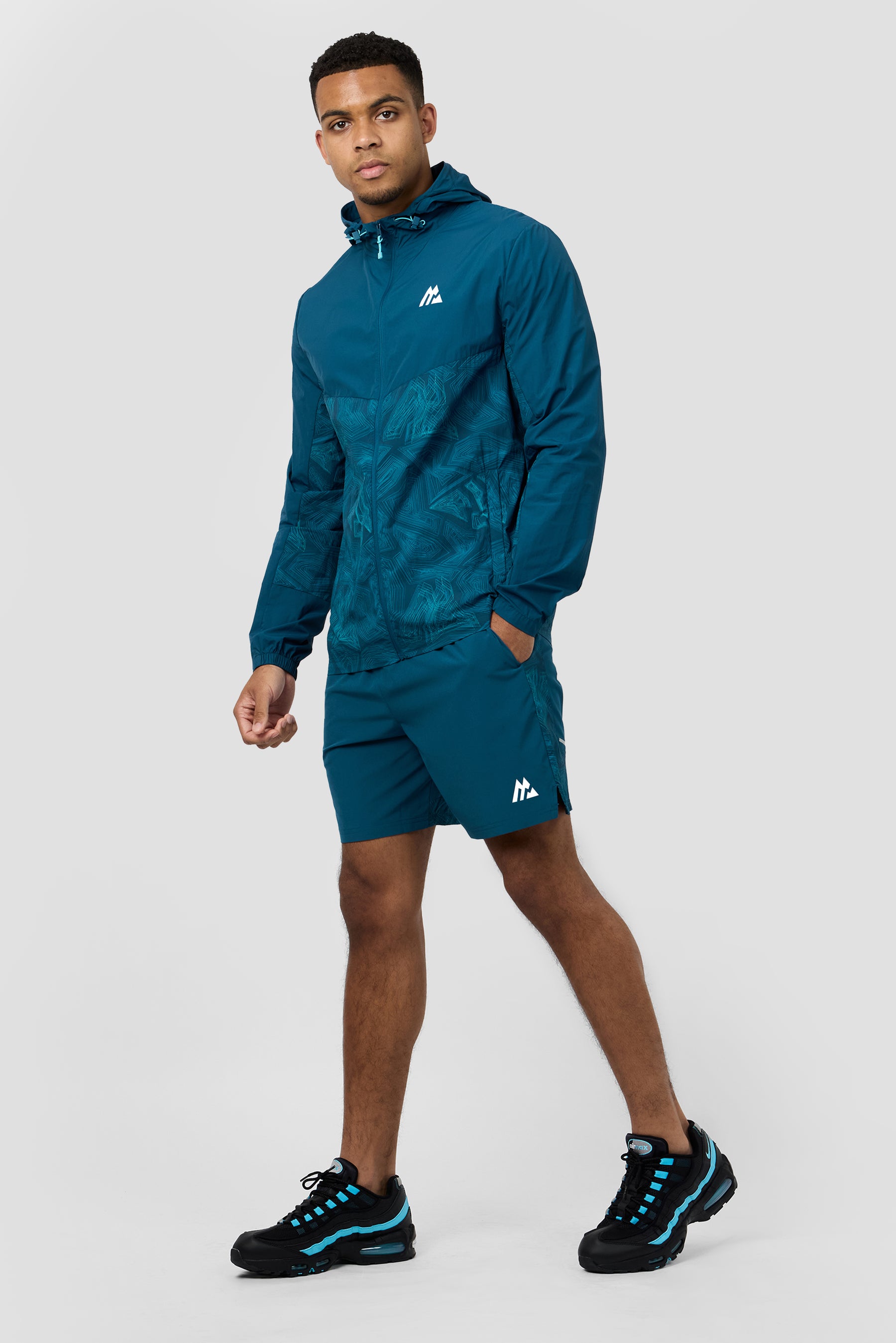 Geo M Print Short - Abyssal