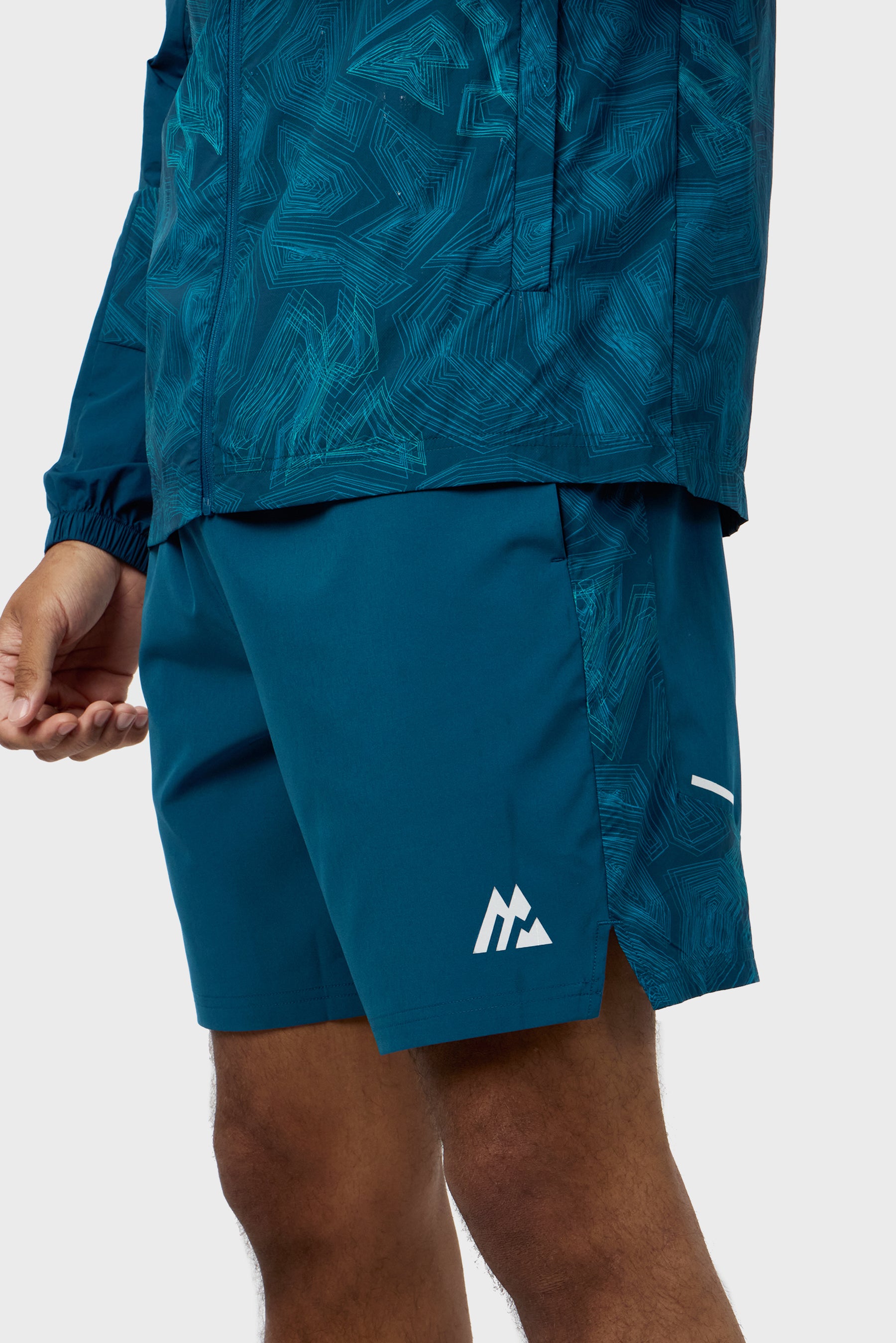 Geo M Print Short - Abyssal