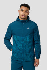 Geo M Print Windbreaker - Abyssal