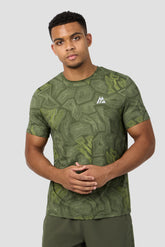 Geo M Print T-Shirt - Elm