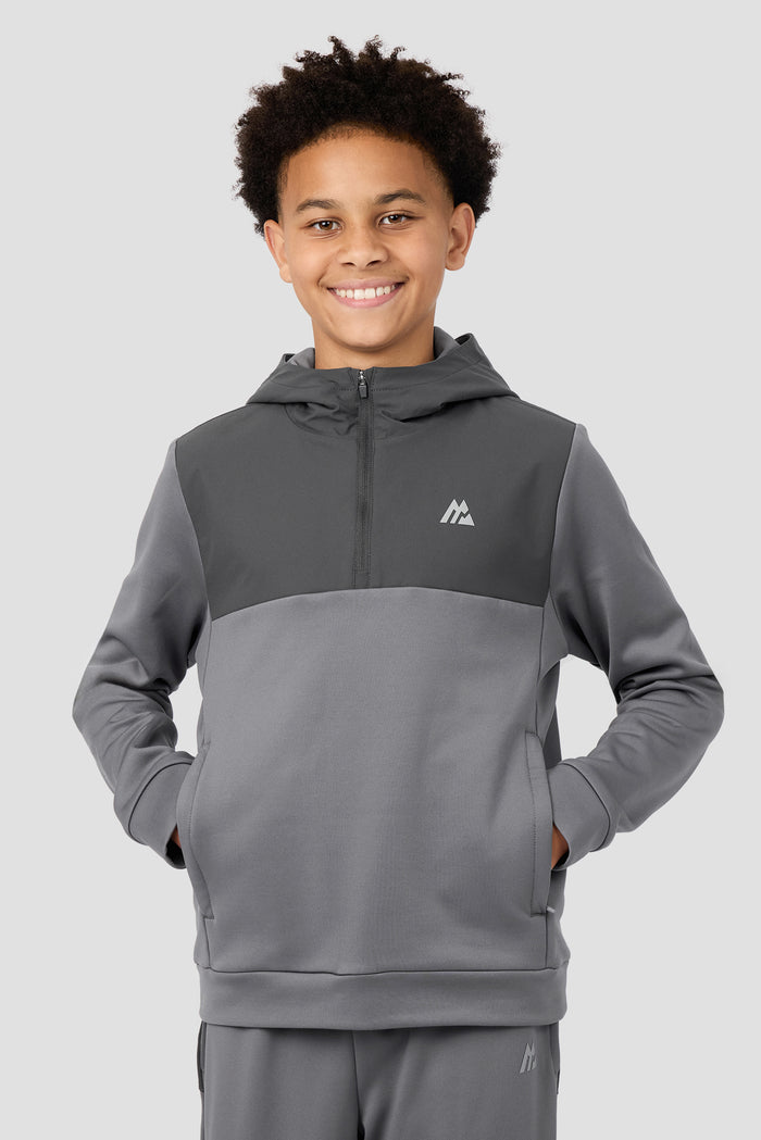 Boys Dyna Hood - Cement Grey/Asphalt