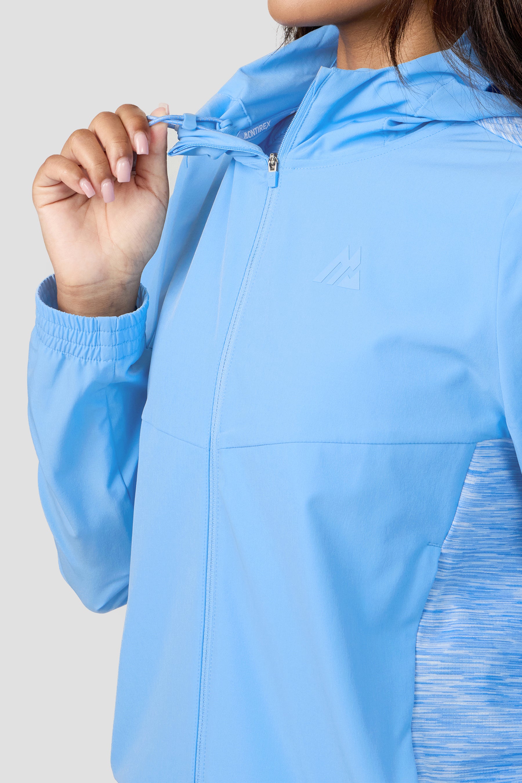 Women's Trail Windbreaker - Light Blue Multi