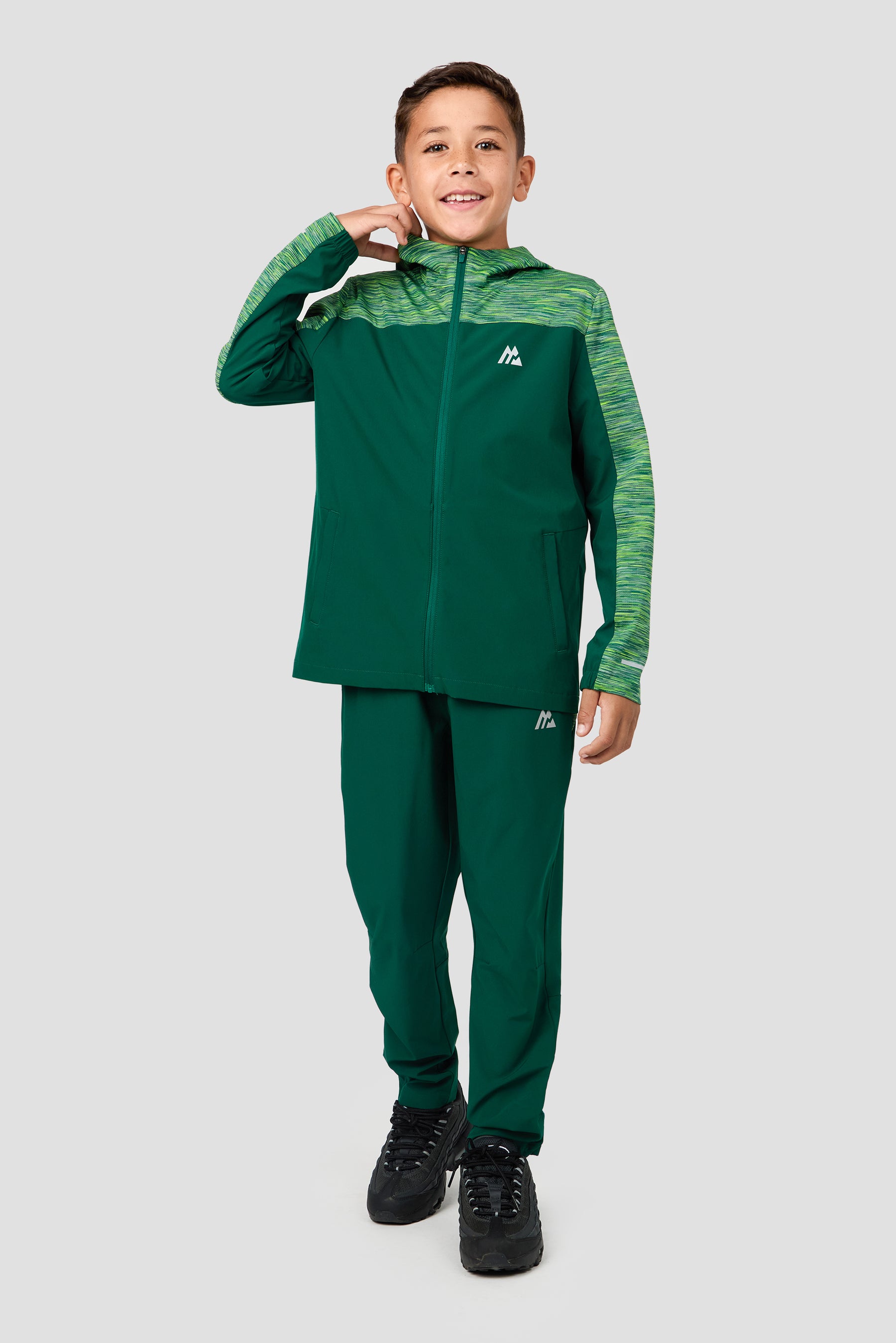 Boys Trail Windbreaker - Green Multi