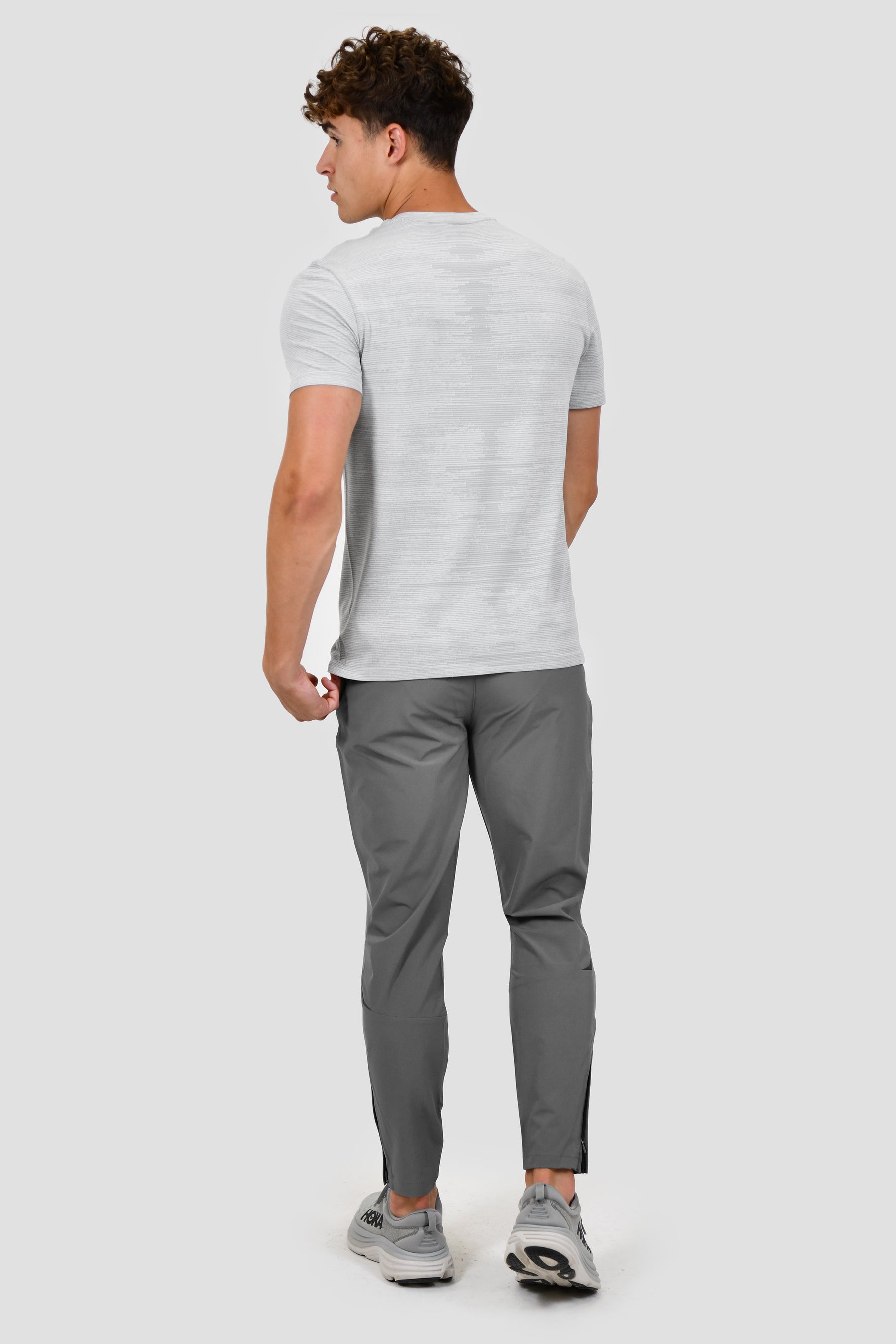 Men's Glitch Seamless T-Shirt - White/Platinum Grey