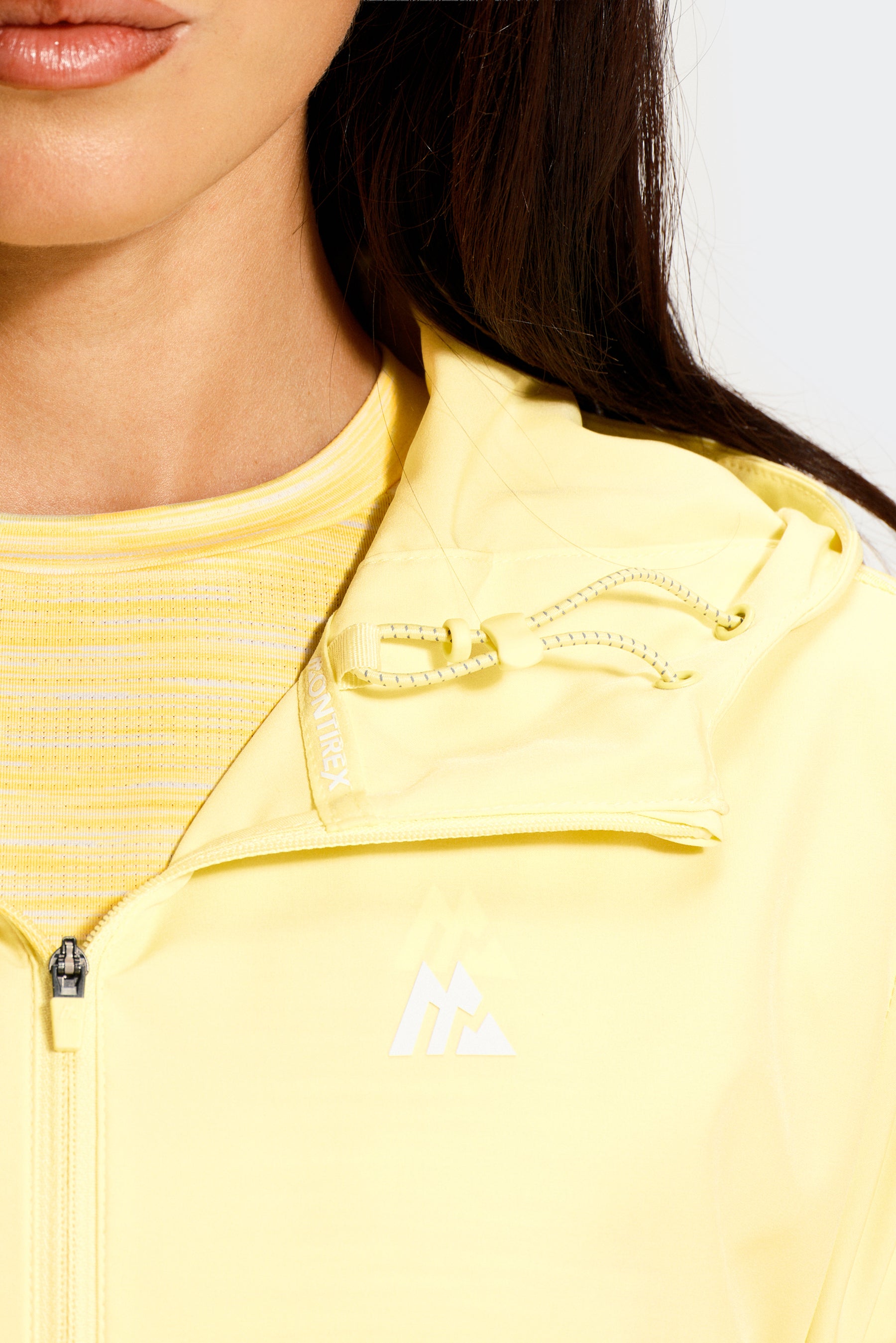 Women's Trail Windbreaker - Lemon/White
