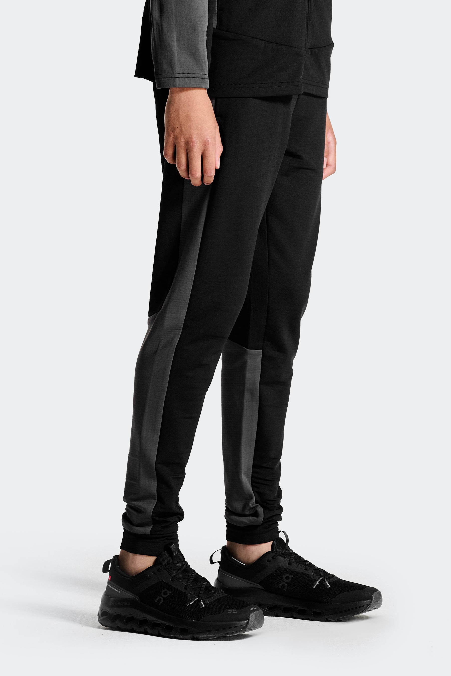 Boys Carbon Jogger - Black/Asphalt 