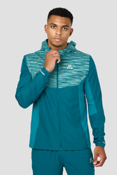 Trail Windbreaker - Teal Multi