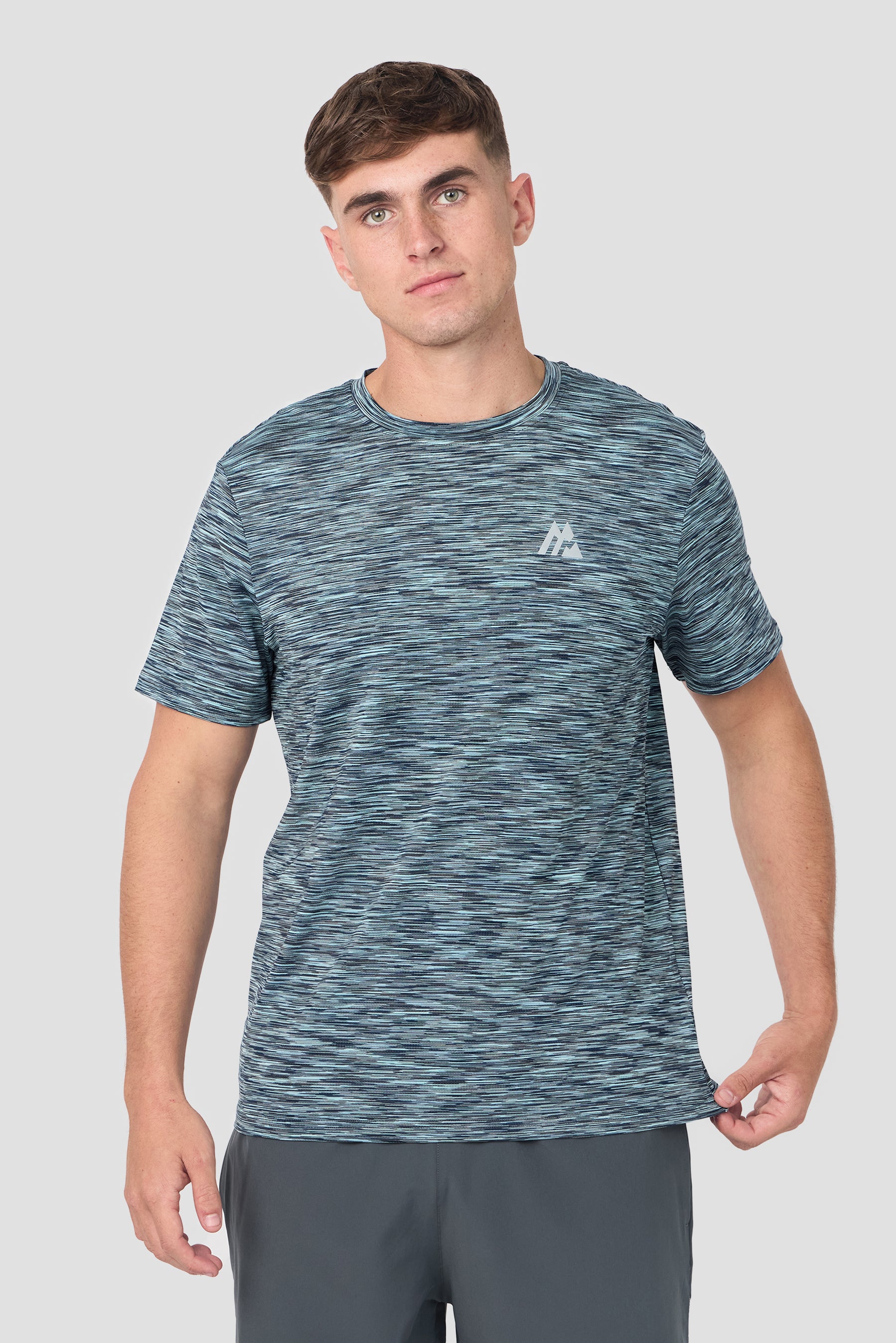 Trail T-Shirt - Grey/Blue/Navy