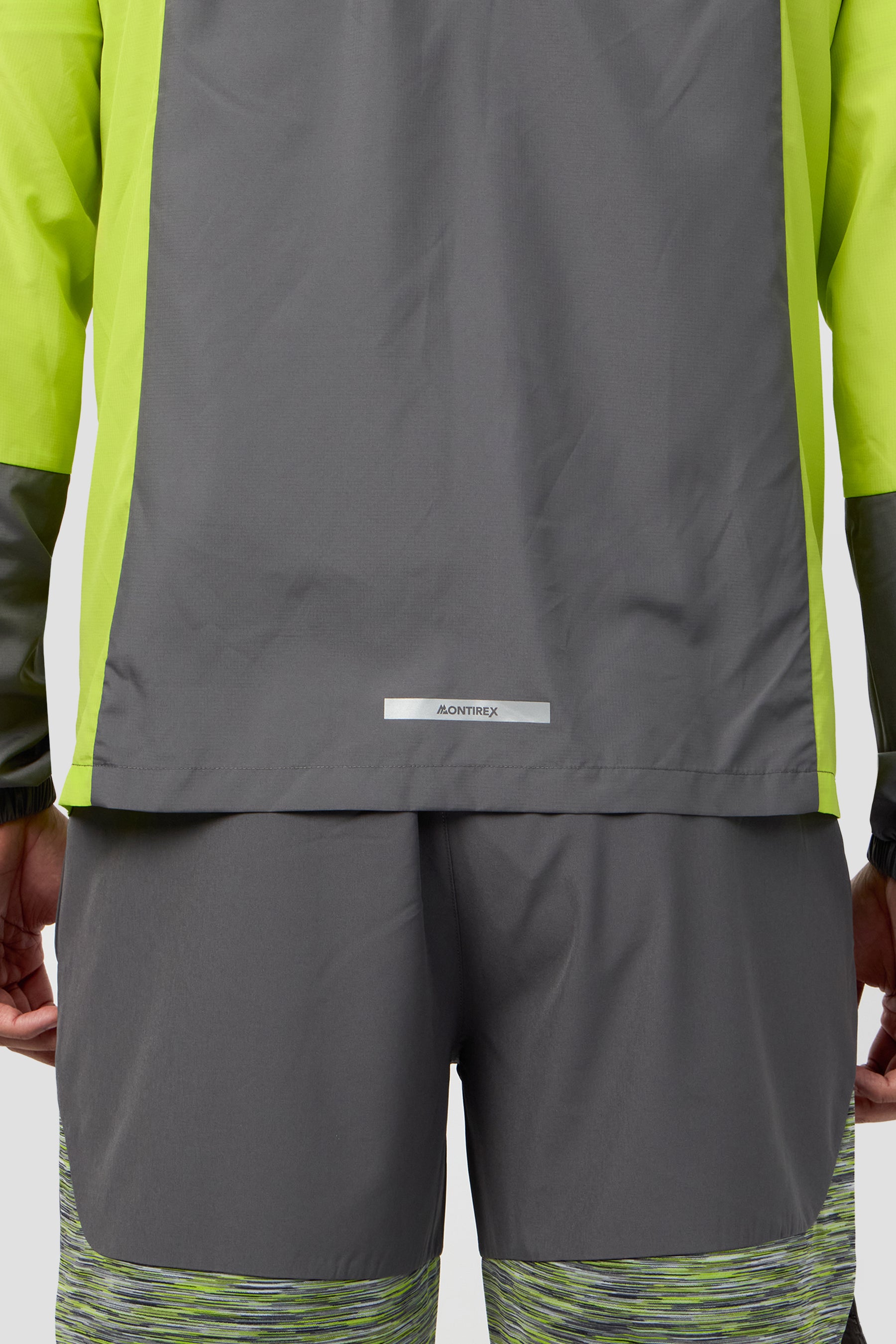 Trail Windbreaker - Lime/Grey