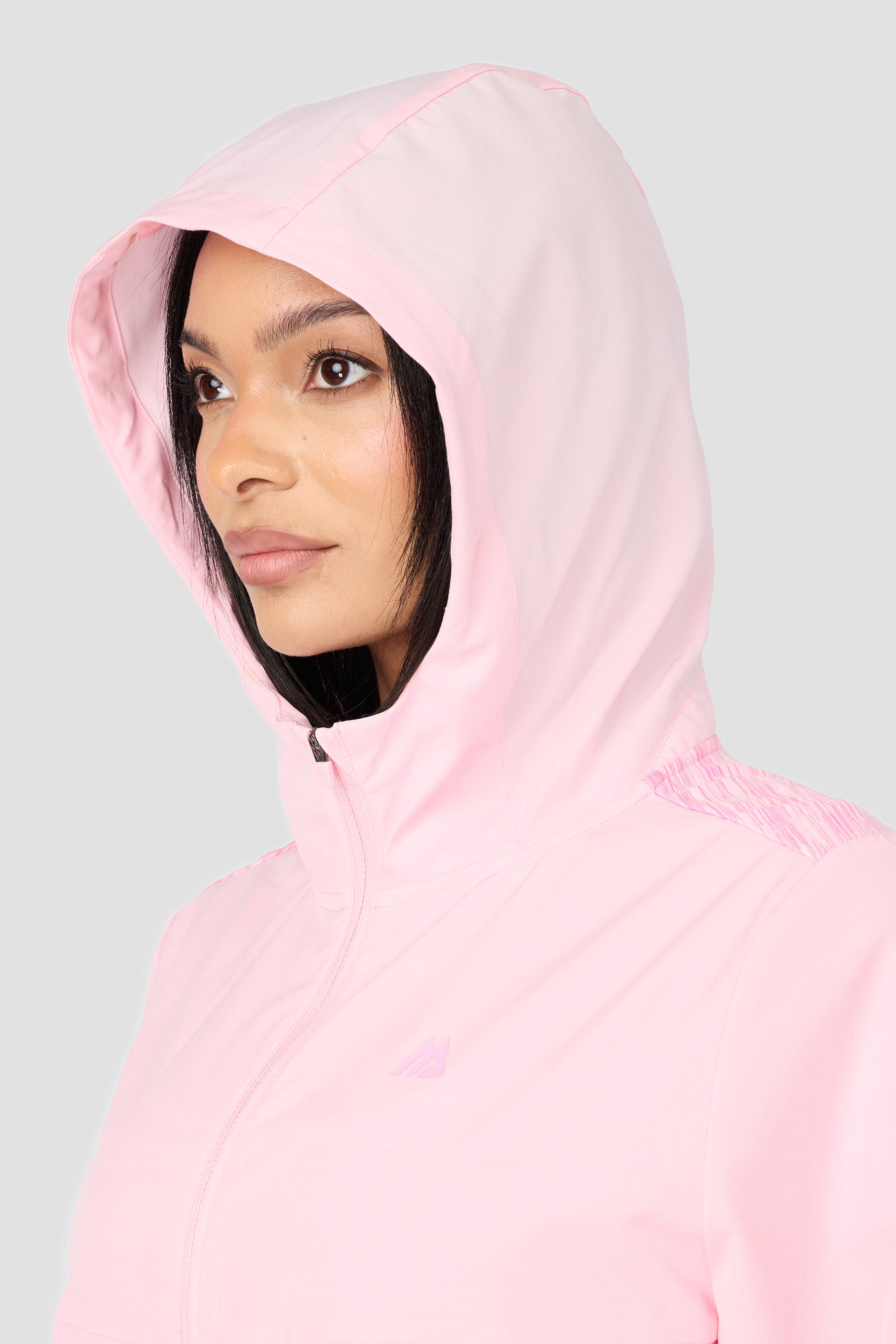 Women's Trail Windbreaker - Soft Pink Multi