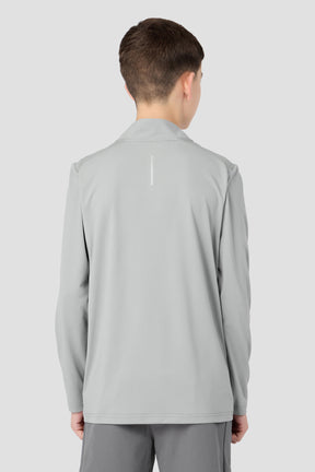 Boys Delta 1/4 Zip - Platinum Grey