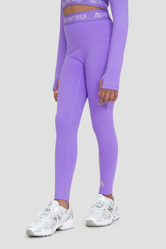 Girls Icon Legging - Royal Purple