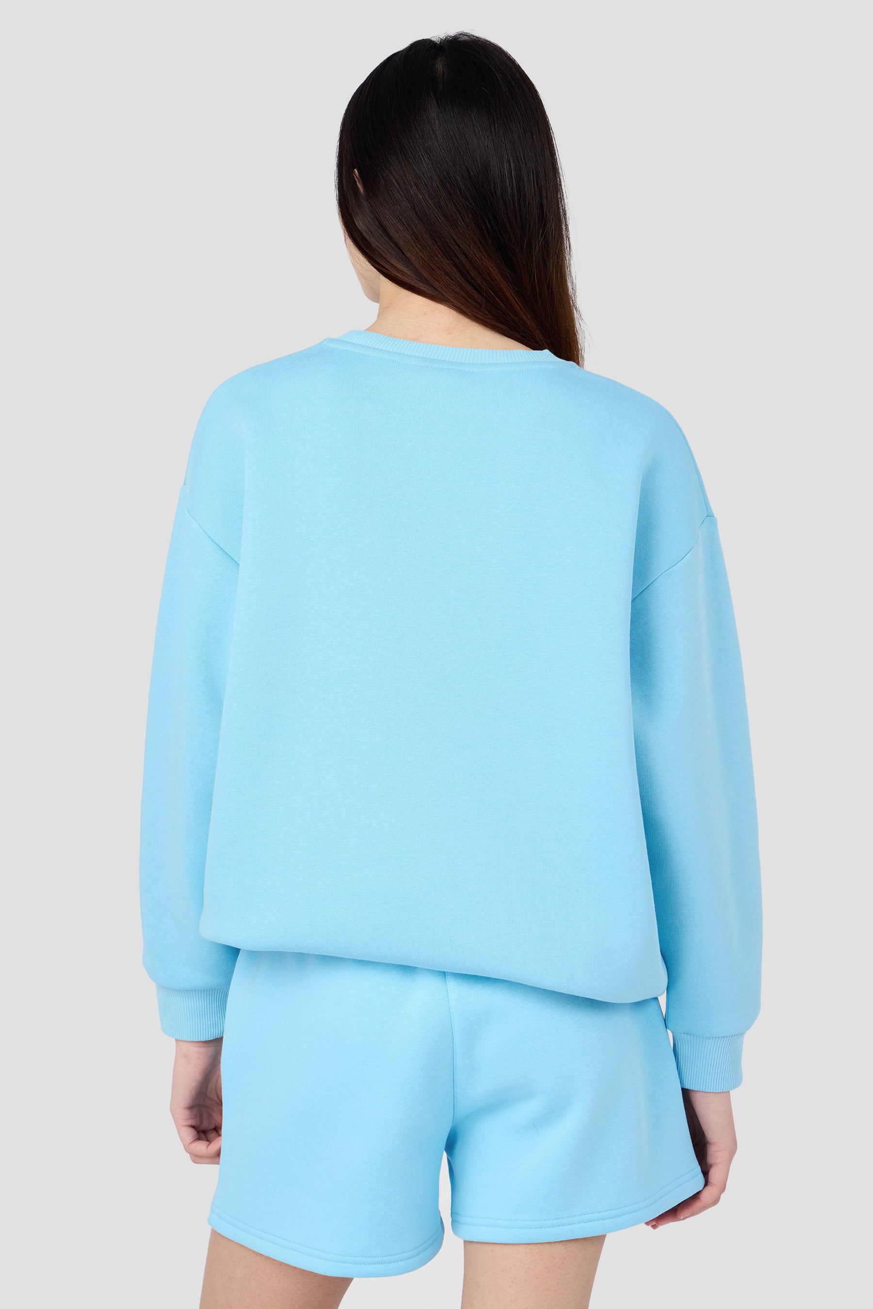 Girls Leap Sweatshirt - Seashell Blue