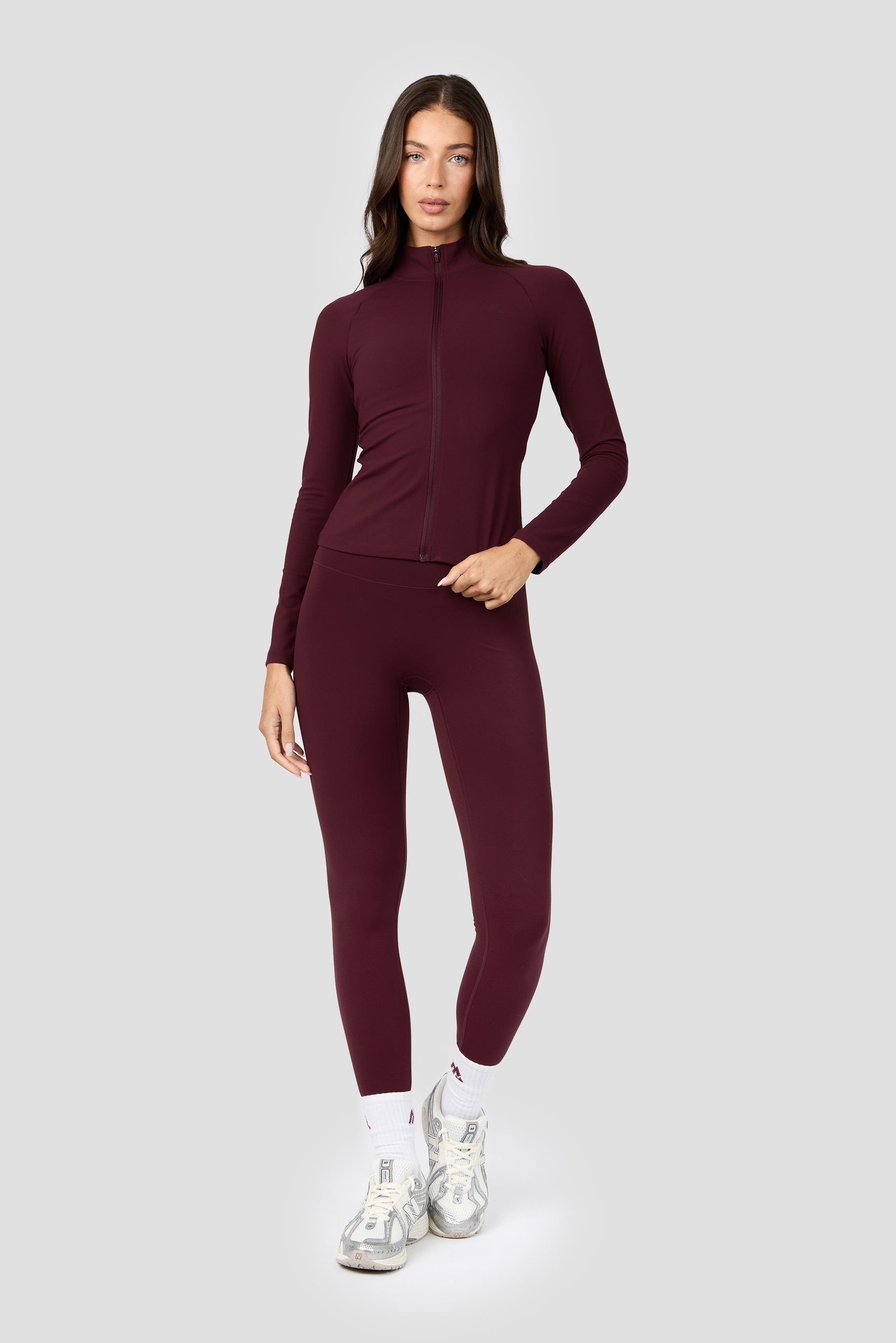 Form Full Zip - Malbec 