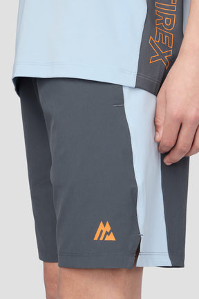 Boys Optic Short - Slate Grey/Summer Mist/Tangerine Glow