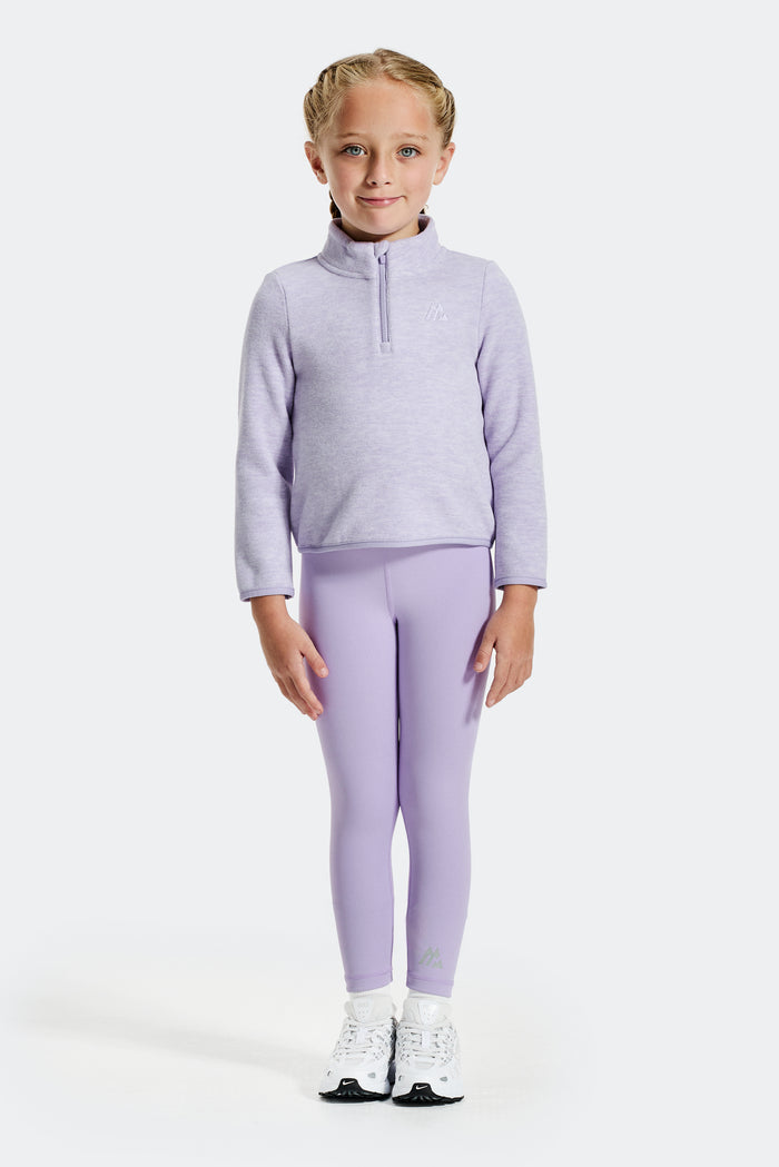 Trail Fleece für kleine Mädchen - Lavendelnebel