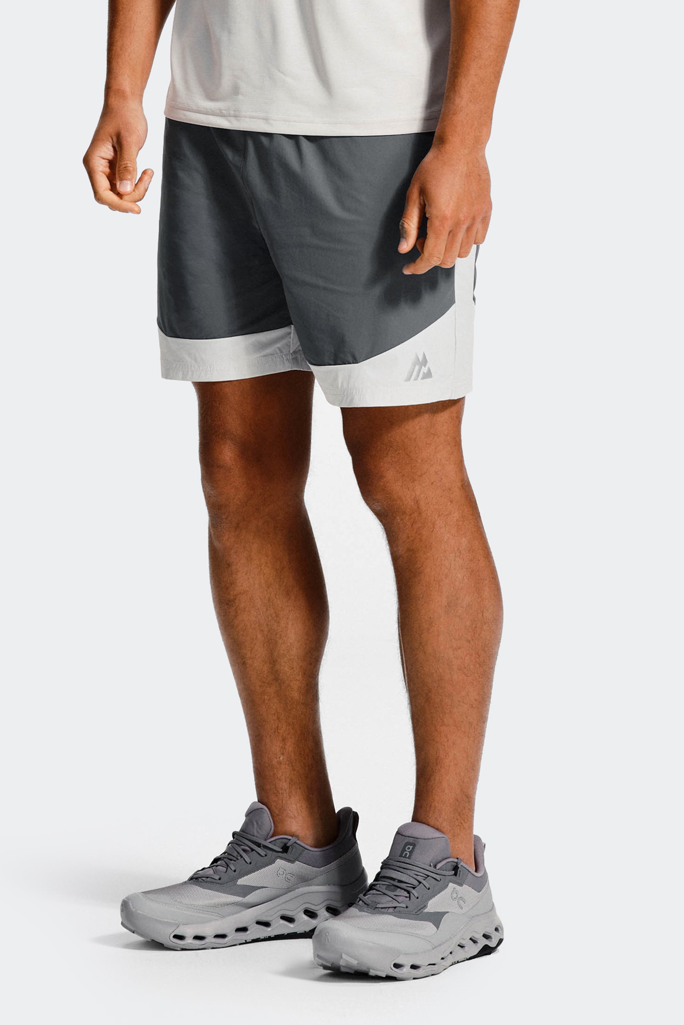 Montirex Syntra Korte Broek - Leigrijs | Gymwear & Sportswear