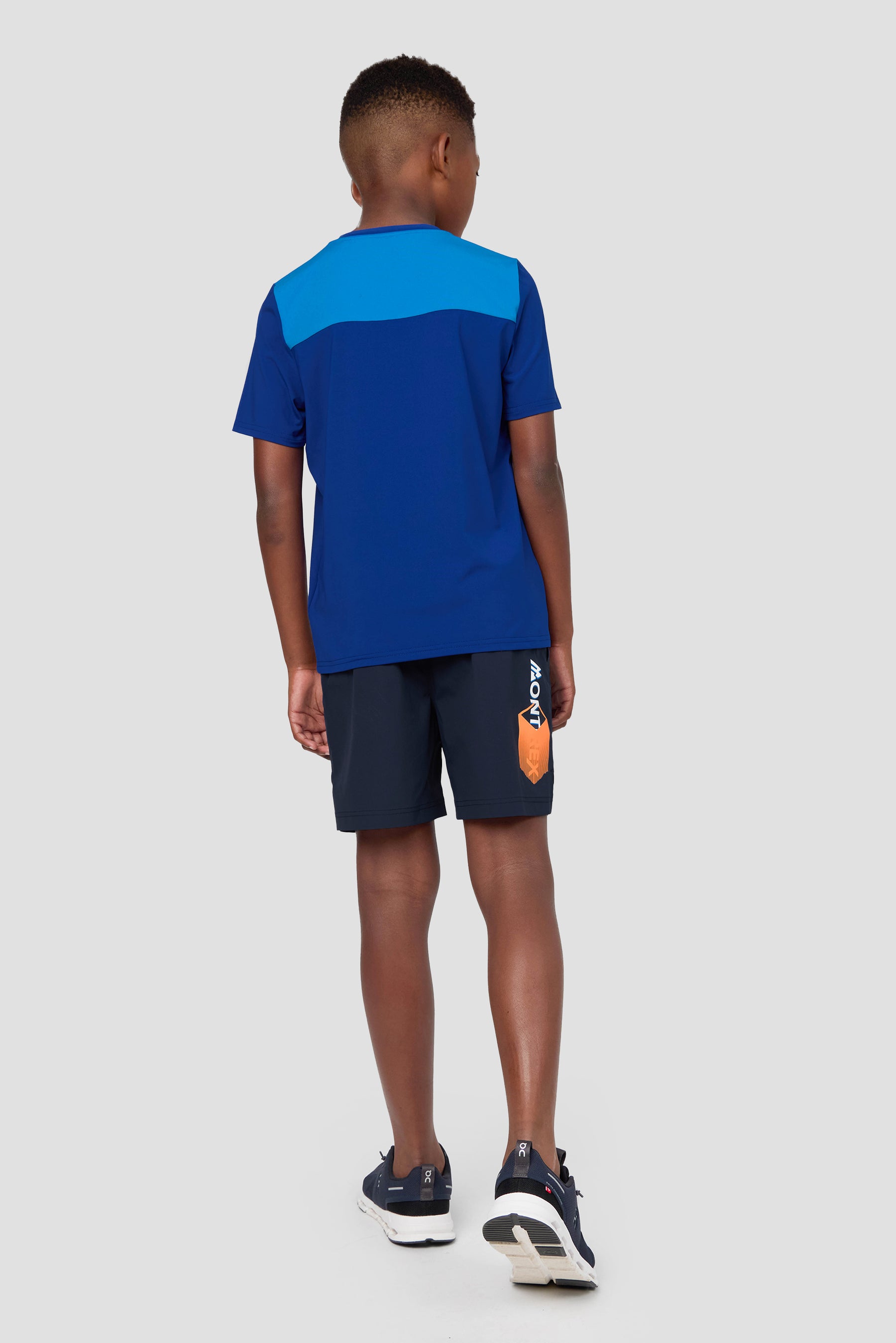 Boys MTX Run T-Shirt - Marine Blue/Idaho Blue