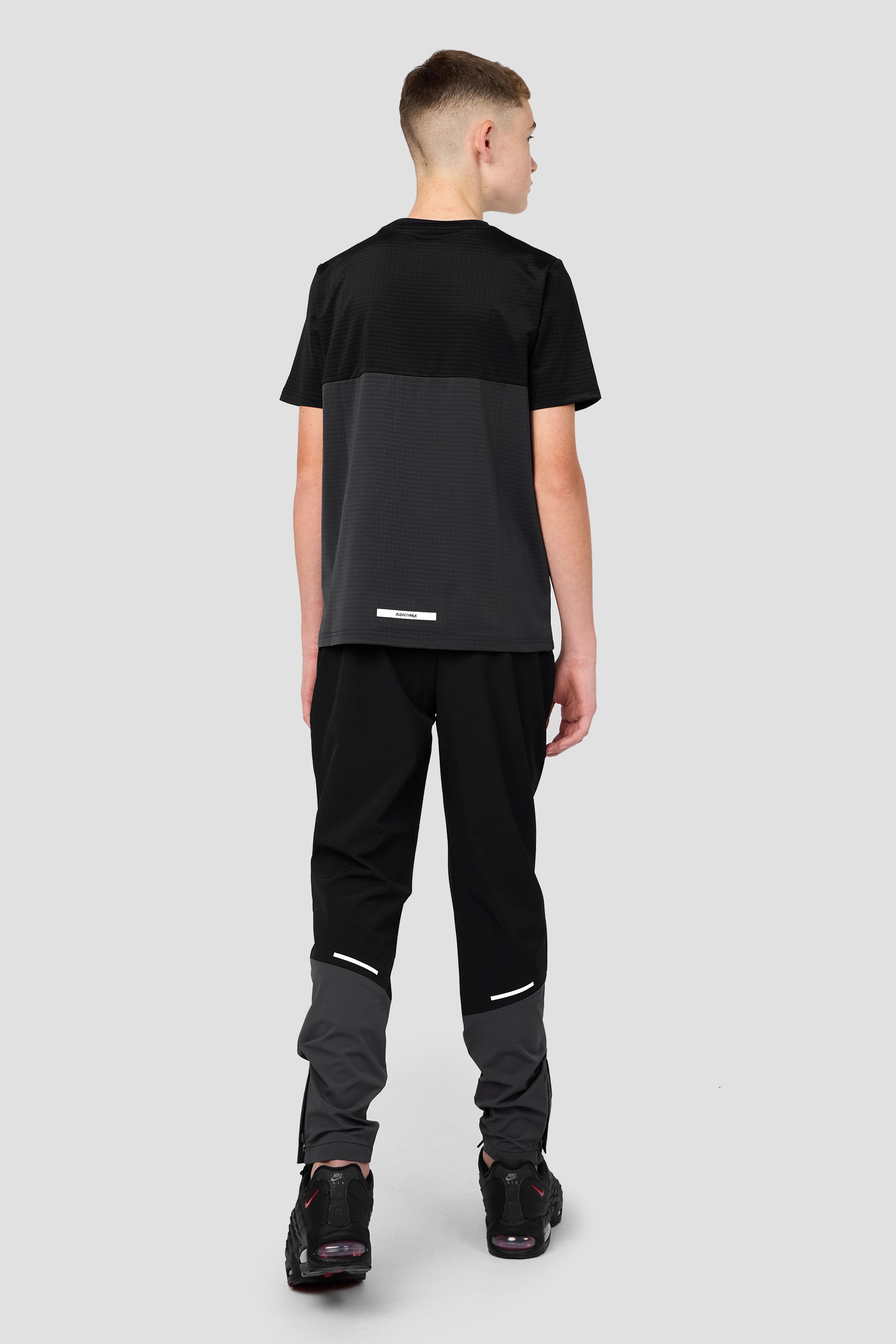 Boys Vortex T-Shirt - Black/Asphalt