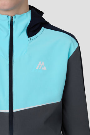 Boys Cerberus Jacket - Navy Void/Neon Sky/Slate Grey