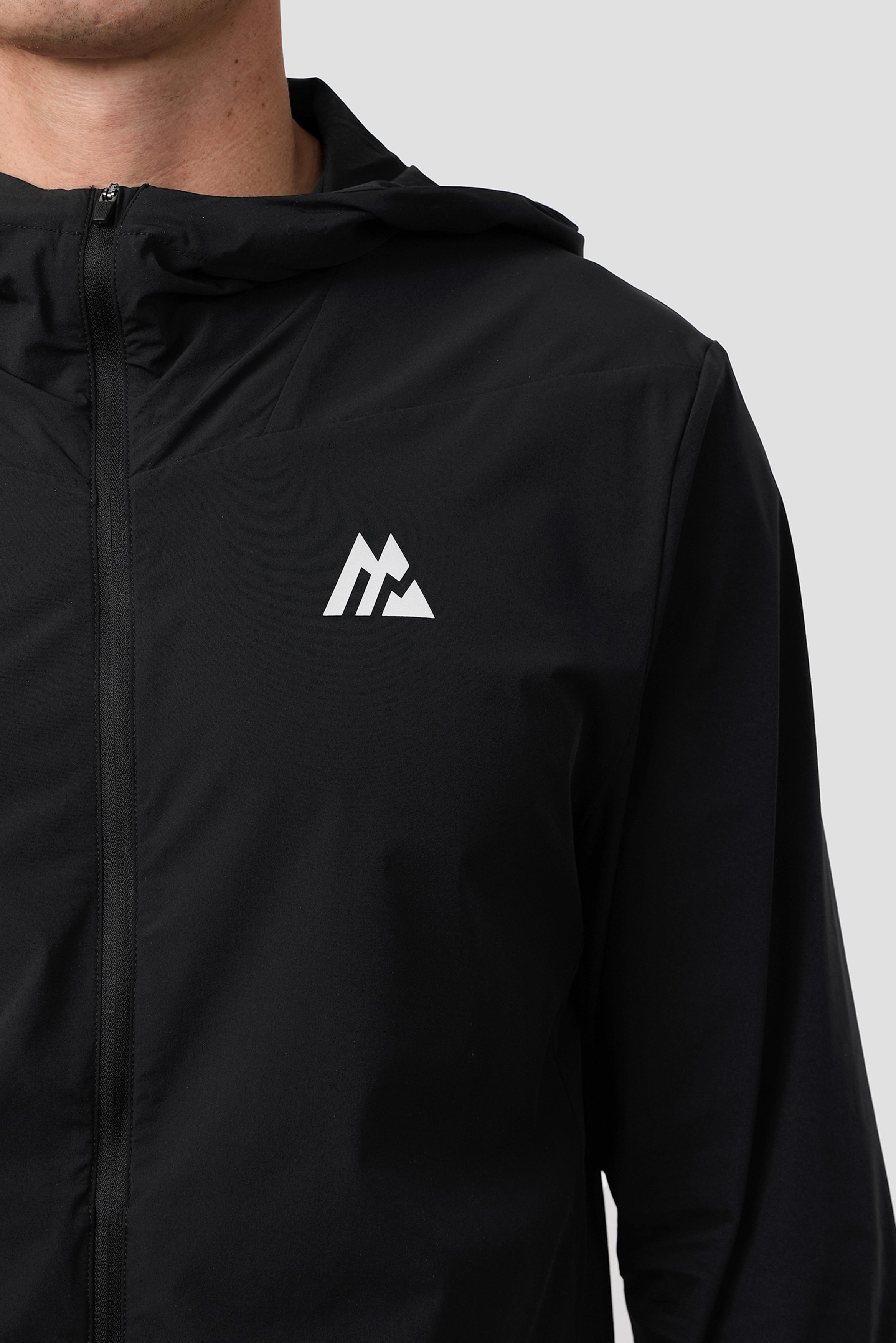Montirex Trace Jacket - Black: Premium Gymwear Essential